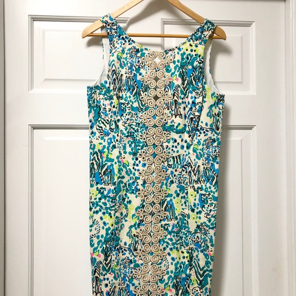 Lilly Pulitzer Ember Sea Oats Ember Shift Dress - Picture 2 of 6